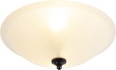 Honsel pirata - Klassieke Plafondlamp - 2 lichts - Ø 40 cm - Beige - Woonkamer | Slaapkamer | Keuken