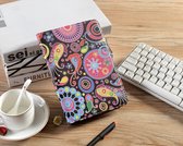 P.C.K. Hoesje/Boekhoesje/Bookcover/Bookcase/Book draaibaar vissen print geschikt voor Apple iPad AIR/AIR2/2017/2018 MET PEN