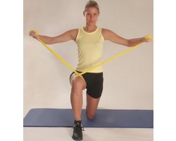 Fitness elastiek 2,5 meter - Medium weerstand - Rood - Body-Band