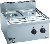 Bain Marie - Elektrisch - Tafelmodel - Aftapkraan - 1x 1/1 + 2x 1/4 GN - Bartscher 131770 - Horeca & Professioneel