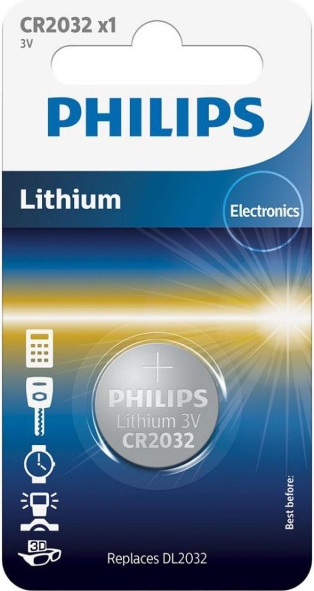 Philips CR2032/01B Minicel Lithium