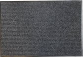Ikado Schrapende ecologische deurmat grijs 58 x 118 cm