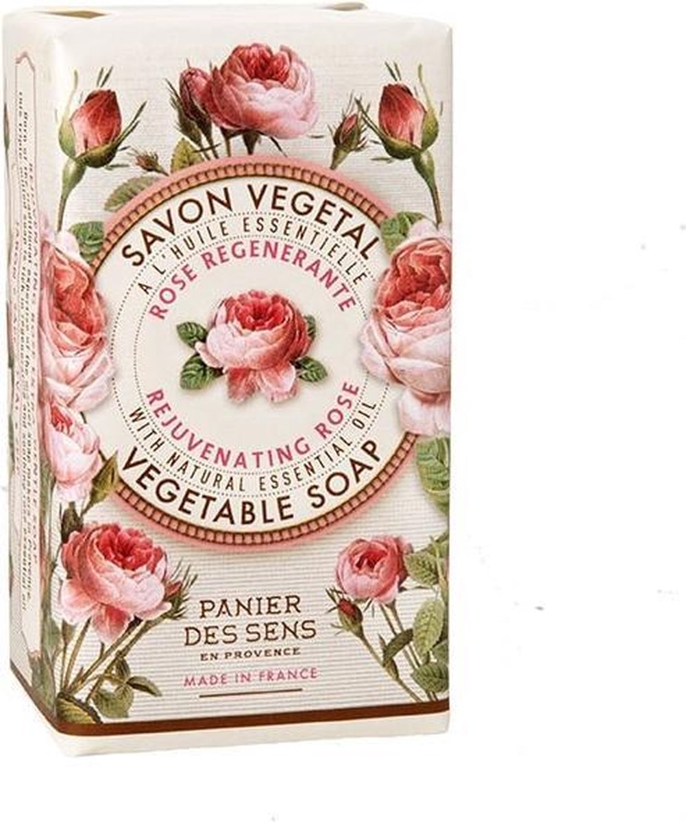 Panier des Sens - Vegetable Soap / Plantaardige Zeep - Rose - 150 gr - Vegan
