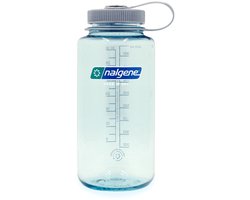 Nalgene - Wide Mouth Bottle - drinkfles - waterfles - lekvrij - 1000ml - BPA free - SUSTAIN - Seafoam