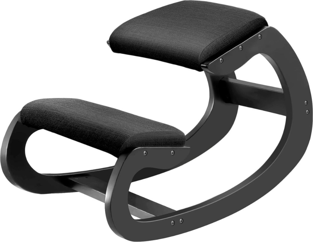 Thuys – Kniestoel Ergonomisch – Balansstoel – Rug Corrector – Postuur Corrector – Werkstoel – Met Rugleuning – Bureaustoel – Verlicht Nekpijn En Rugpijn – Meditatie