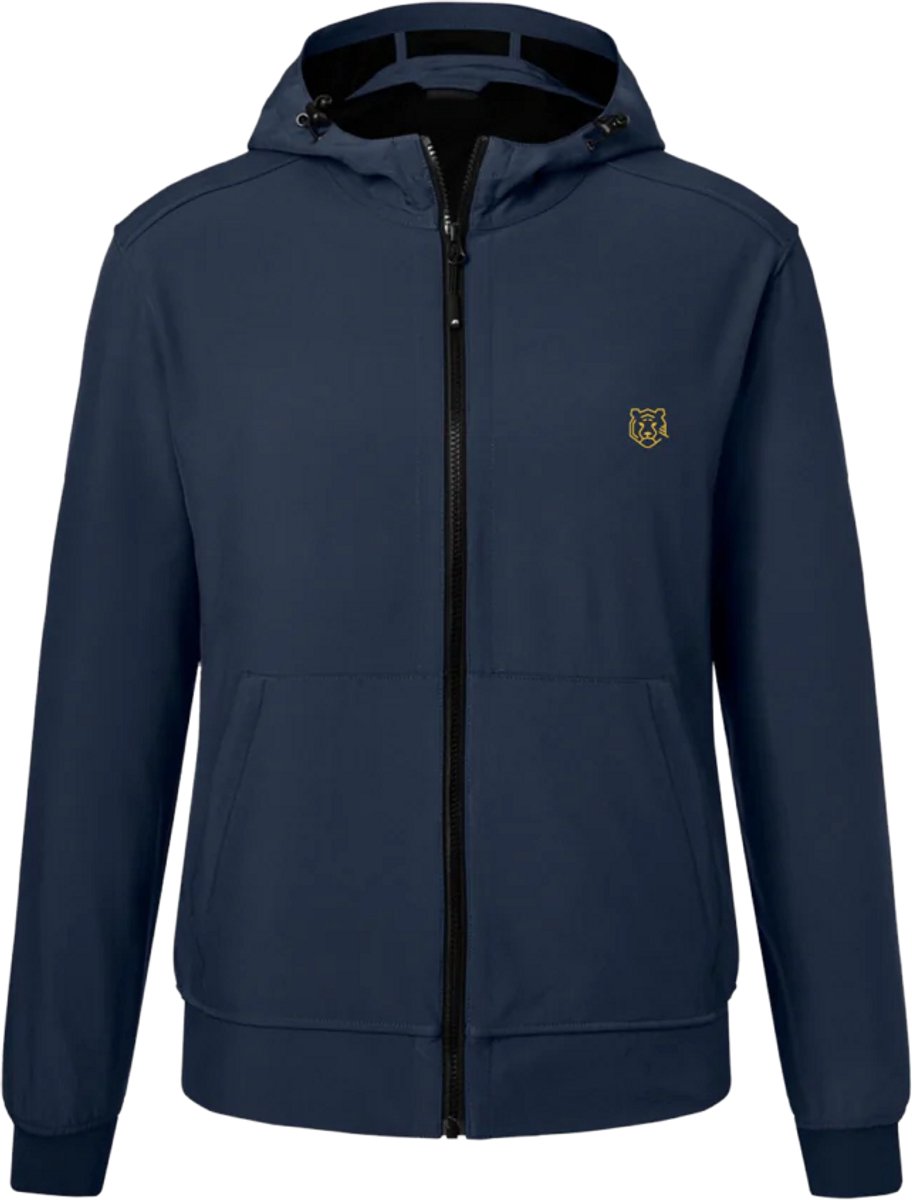 GOLFREBELS SOFTSHELL JACK – Tiger Blauw