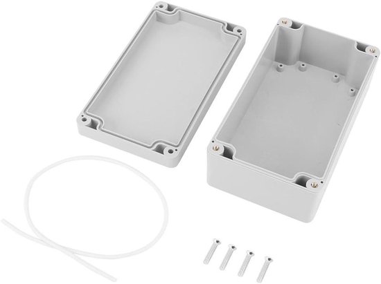 Aansluitdoos Waterbestendig IP65 ABS Projectbehuizing Behuizing Bedrading Aansluitdoos met accessoires 200 * 120 * 56 mm Universele elektrische projectbehuizing Wit