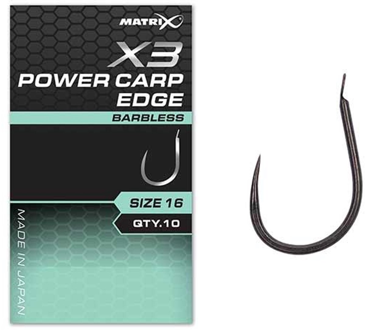 Matrix X3 Power Carp Edge Spade-Barbless (10 pcs) - Maat : 12