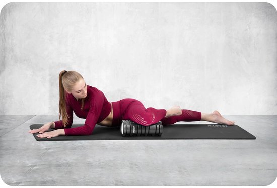 Foam roller voor oefeningen 33x14 cm NS-954 zwart — afbeelding 5