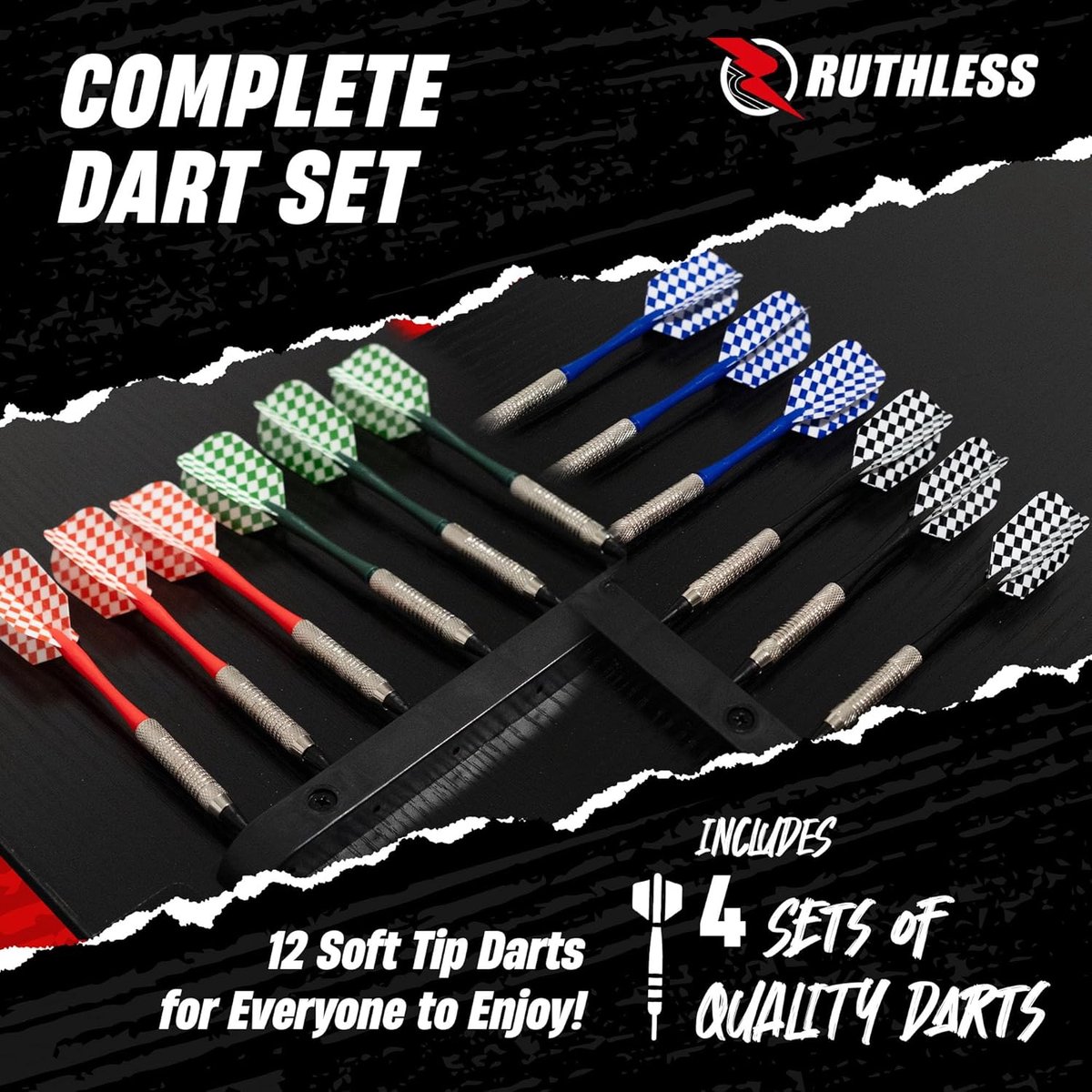 AKTIVE Electronic Dart Board For Children and Adults - Digital, Wall Mounted, Sports Toy, Target Toy (53095 AKTIVE Electronic Dart Board For Children and Adults - Digital, Wall Mounted, Sports Toy, Target Toy (53095