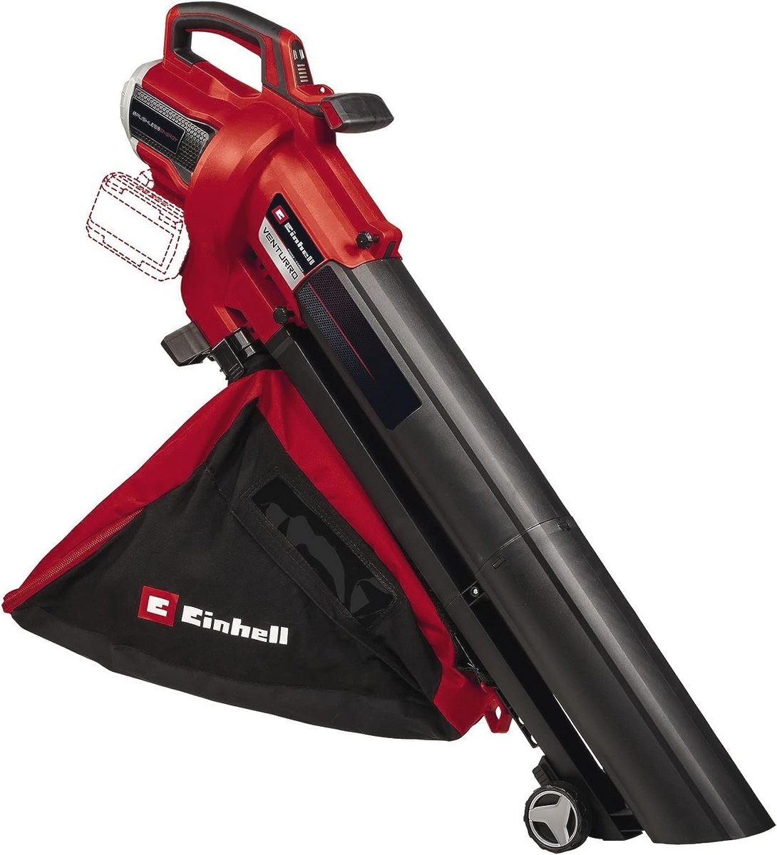 Professionele Accu Bladblazer en Zuiger met 2-in-1 Functie - 740 m³/u, 240 km/u Luchtsnelheid