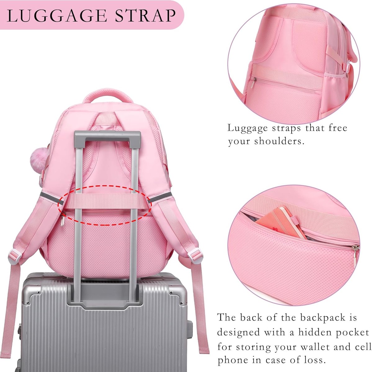 Glitter Spiral Rugzak Wildkin Kids 16 Inch School Bag/Bookbag