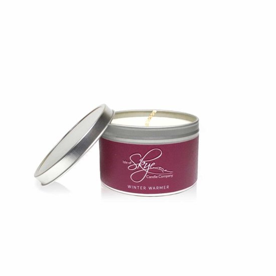 Geurkaars Winter Warmer Blikje - 30 uur - Sojawas - Isle of Skye Candle