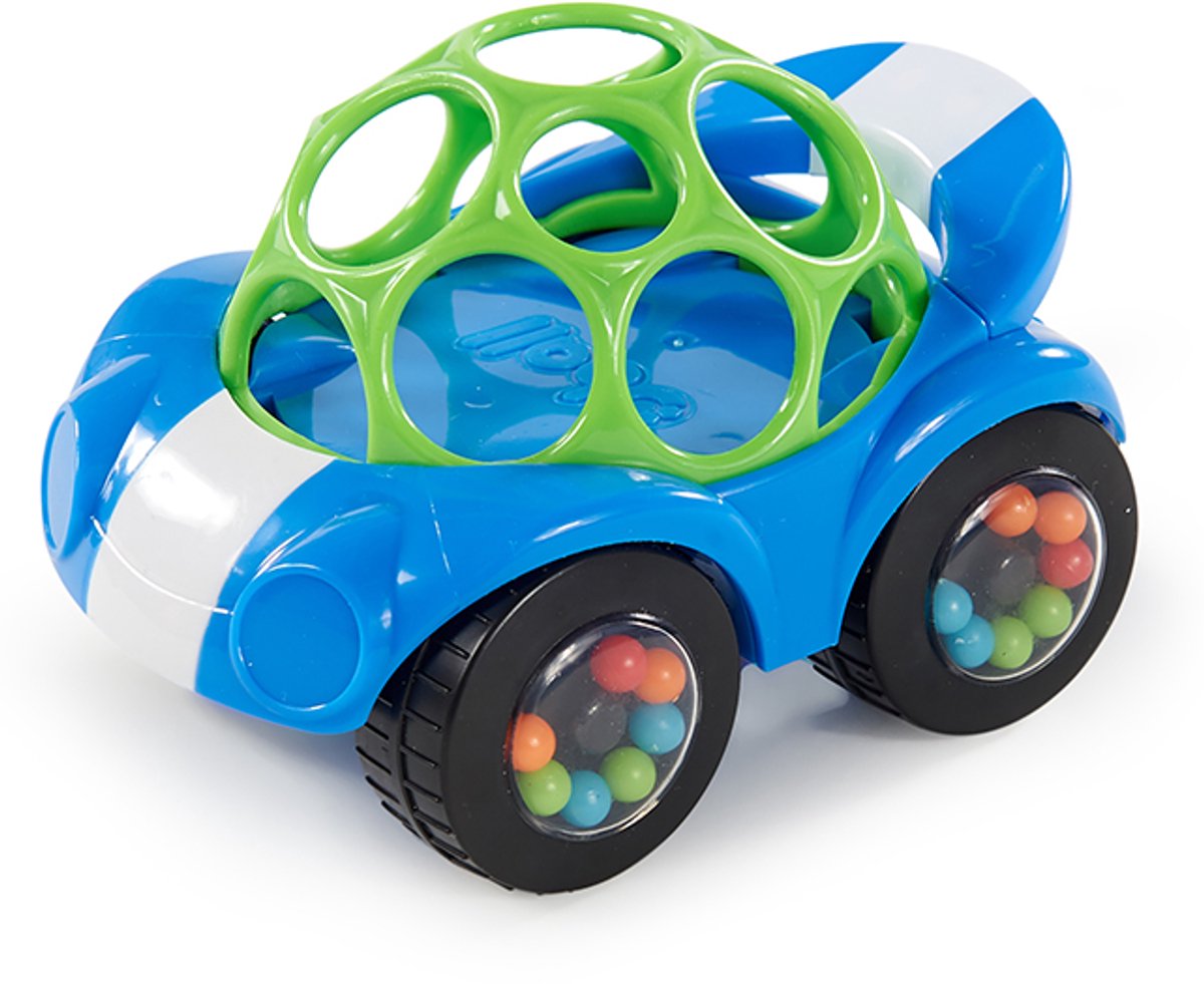 Oball babyauto rammelaar blauw - Oball - vanaf 3 maanden