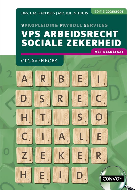 VPS Arbeidsrecht Sociale Zekerheid 2025/2026 Opgavenboek - cover