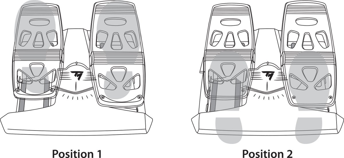 Xbox Thrustmaster T.Flight Rudder Pedals thumbnail 4