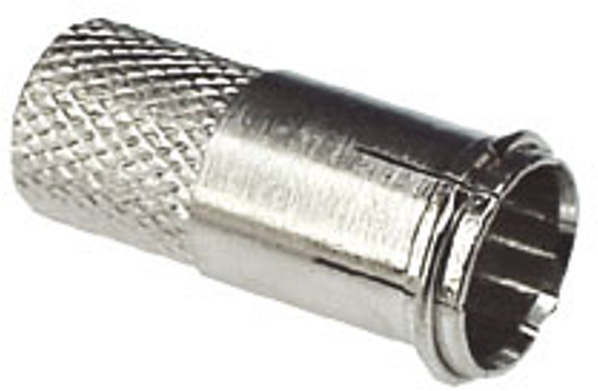 Schroef F-quick connector voor 7,0mm kabel / recht
