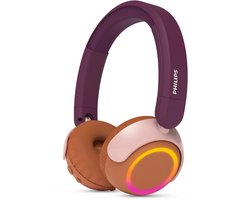 Philips 4000 series TAK4200MP/00 hoofdtelefoon/headset Draadloos Hoofdband Oproepen/muziek Bluetooth Oranje, Paars, Roze