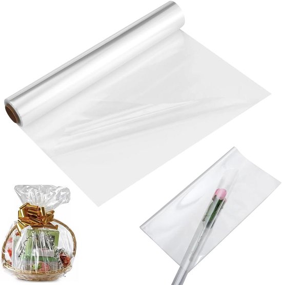 woric Iriserende folie, 80 x 20 m, bloemenpapier, regenboog, cellofaan, iriserend filmpapier, cadeaufolie, gekleurd, voor geschenkmand, Pasen, Moederdag, boeket, snoep