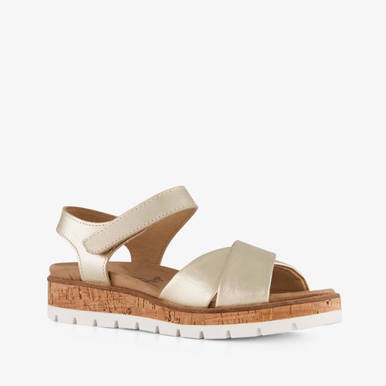 Hush Puppies leren dames sandalen - Uitneembare zool