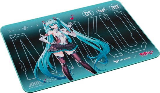 Asus TUF Gaming P1 (Hatsune Miku Edition) - Tapis de souris Gamer - Top