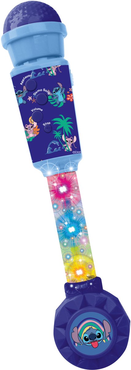 Stitch Verlichtingsmicrofoon met luidspreker (aux-in), melodieën en geluidseffecten