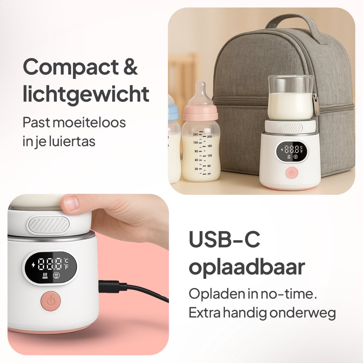 Mammie GO - Draagbare Flessenwarmer thumbnail 4