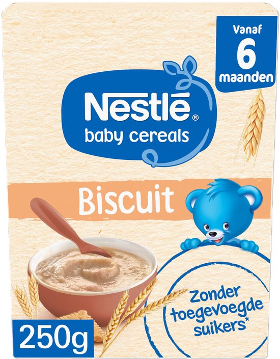 Nestlé Baby Cereals biscuit - 6+ maanden - compleet & makkelijk - alleen water toevoegen - 9 x 250g van Nestlé — afbeelding 2