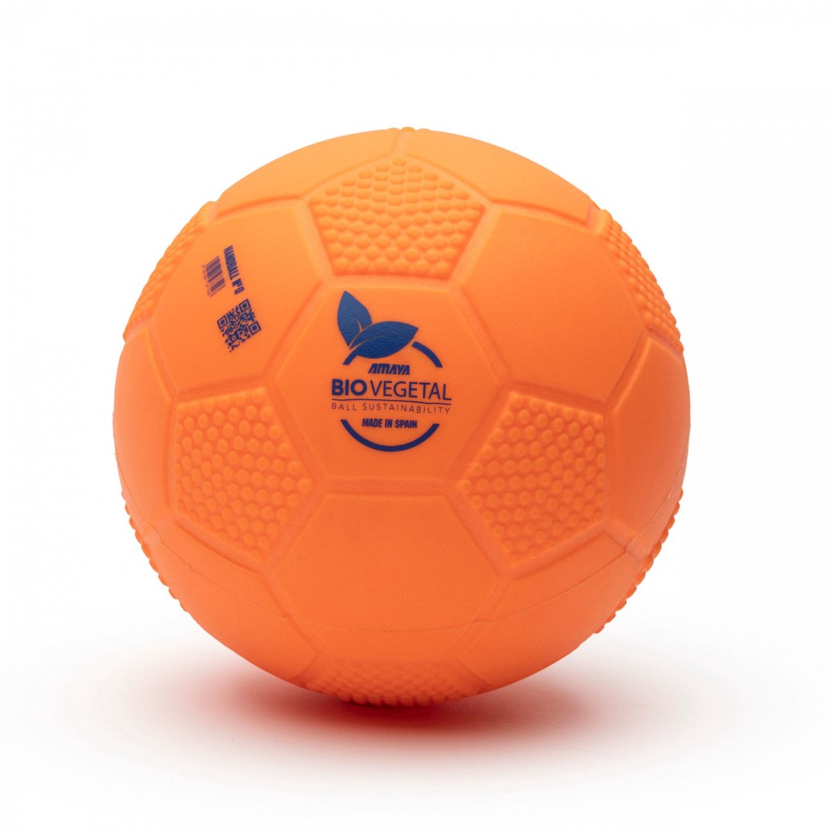 Amaya Biovegetal Handball Maat 0, Oranje, Soft, 100% Recyclebaar
