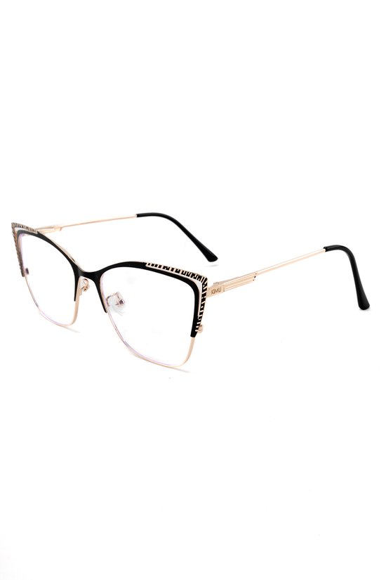 Retro half frame cat eye zonnebril - Bruin - Alle zonnebrillen - Cat