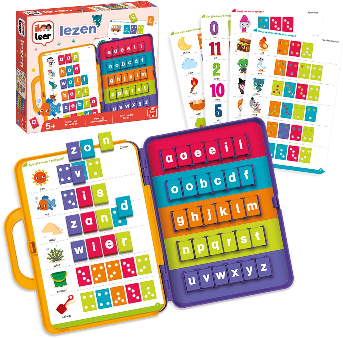 Jumbo - Ik Leer - Lezen - Educatief Spel - Vanaf 5 jaar - Koffer voor onderweg — afbeelding 10