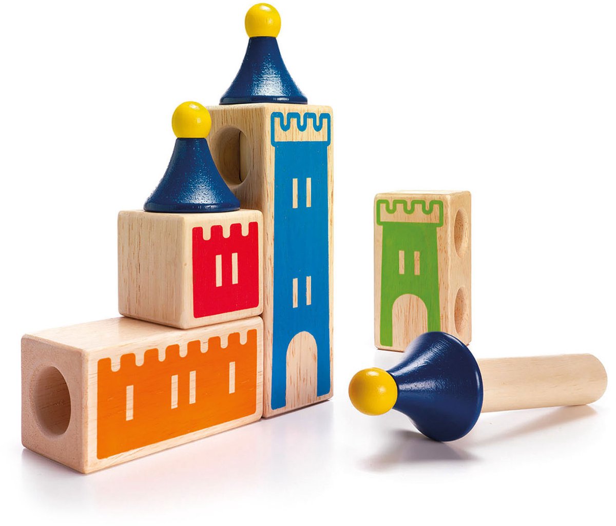 SmartGames Castle Logix - Houten Logisch Denkspel - 48 Ruimtelijke Bouwuitdagingen - Educatief Solospel - Vanaf 3 Jaar — afbeelding 7