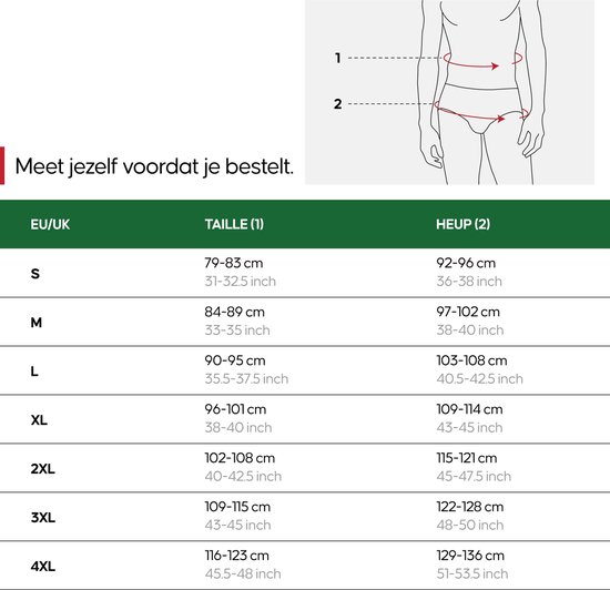 DANISH ENDURANCE Boxers en viscose de Bamboe avec braguette - pour homme - pack de 6 - Taille XL