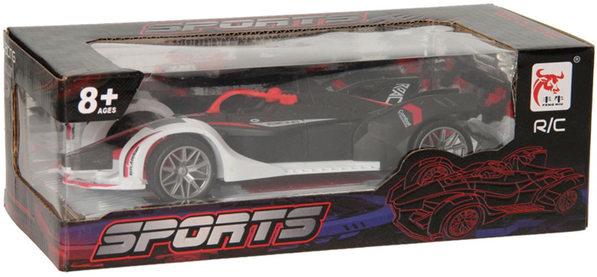 RC Racer Rood/Zwart Bestuurbare Auto
