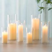 Bougeoir en Verres - lot de 6 - décoratif pour la table