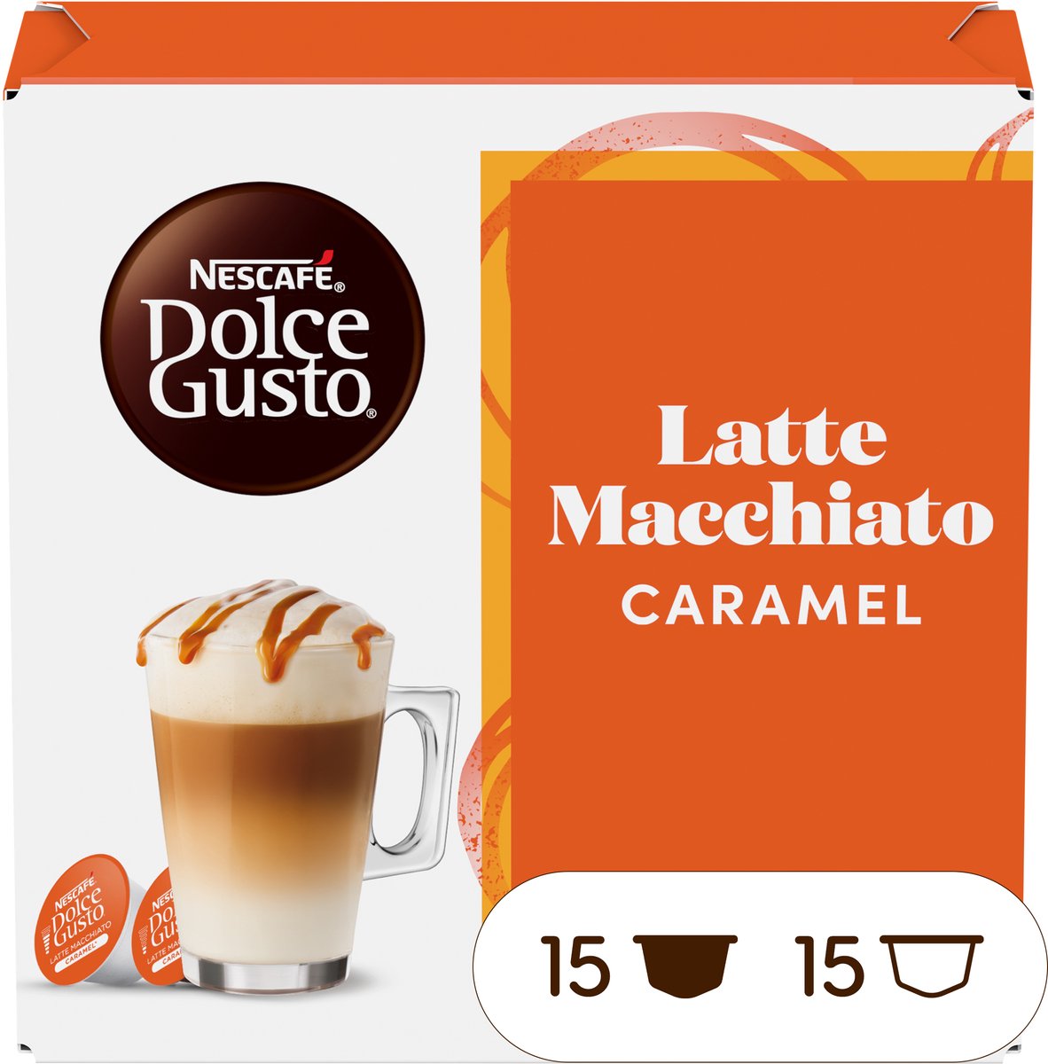 Nescafé Dolce Gusto Latte Macchiato Caramel - 90 capsules thumbnail 2
