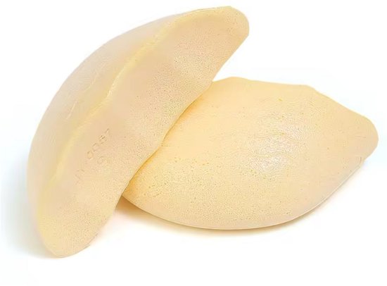 1 paar verminderde schoenmaat Teenkussen PUrschuim Teen Plug Elastisch Zacht Schokabsorberende inlegsolen Knipbare schoeninzetstukken Beschermende schoenaccessoires (beige)