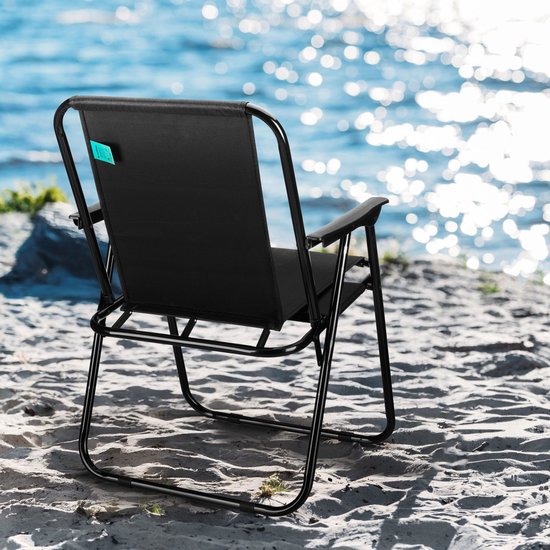 Outtec® Campingstoel - Strandstoel - tot 120kg - Visstoel, Vouwstoel, Tuinstoel, Lichte Campingstoel, Strandstoel van Merkloos — afbeelding 5