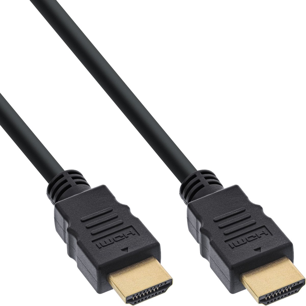 InLine® HDMI-kabel, HDMI High Speed met Ethernet, mannetje / mannetje, zwart, 5m