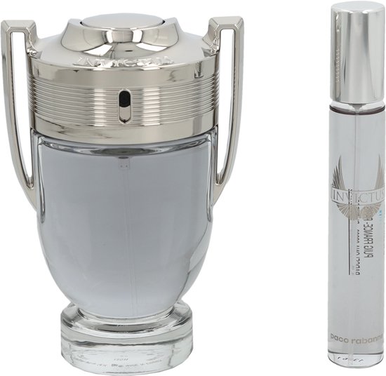 Paco Rabanne Invictus Giftset - 100 ml eau de toilette spray + 20 ml eau de toilette spray - cadeauset voor heren