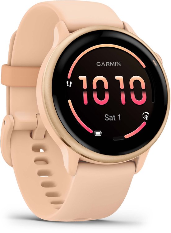 Garmin Vivoactive 6 - Smartwatch - Sporthorloge- Health - Fitness - 42 mm - Roze (Pink Dawn)