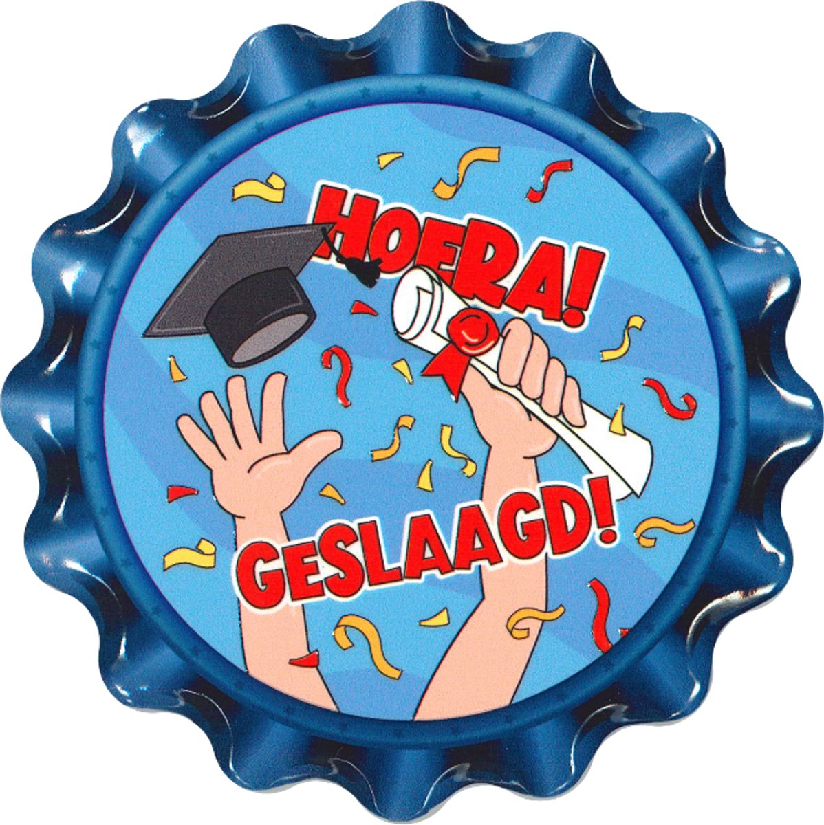Cap coaster - Geslaagd cartoon