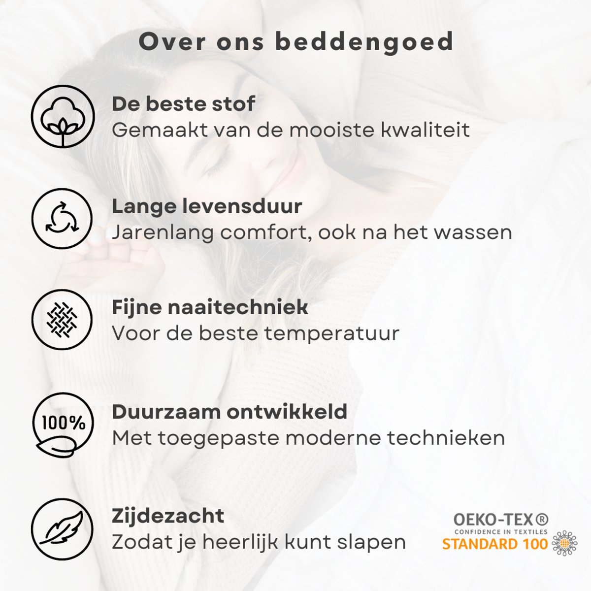 Pure Dekbedovertrek "panda" - Grijs - (200x200/220 cm) - Microfiber