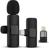 Bol.com Originele Kubus draadloze Microfoon - lavalier microfoon - Dasspeld Microfoon - Geschikt voor USB-C en Lighting aansluit... aanbieding