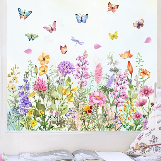 Decalmile Raamstickers – 25 Stuks Kolibrie Zomer Decoratie | Dubbelzijdige Anti-Botsing Stickers Voor Glas, Ramen, Spiegels