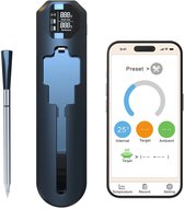 Bol.com Slimme Draadloze Vleesthermometer – Bluetooth & App – Voor BBQ Oven & Grill aanbieding