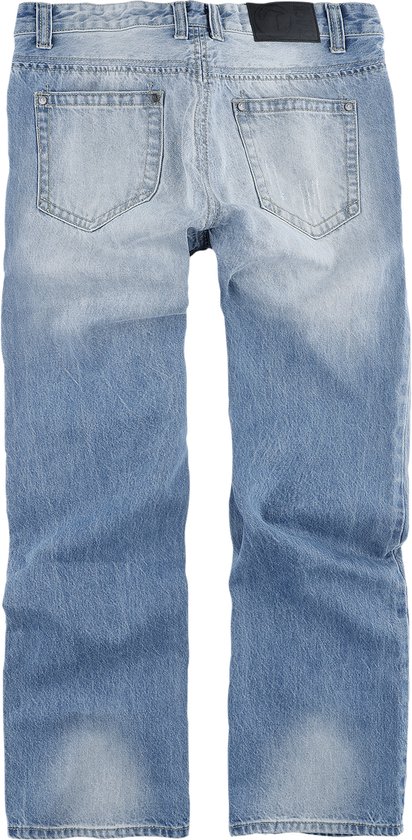 Jean vintage bleu clair Black Premium by EMP, délavage clair, pour homme - W33L34