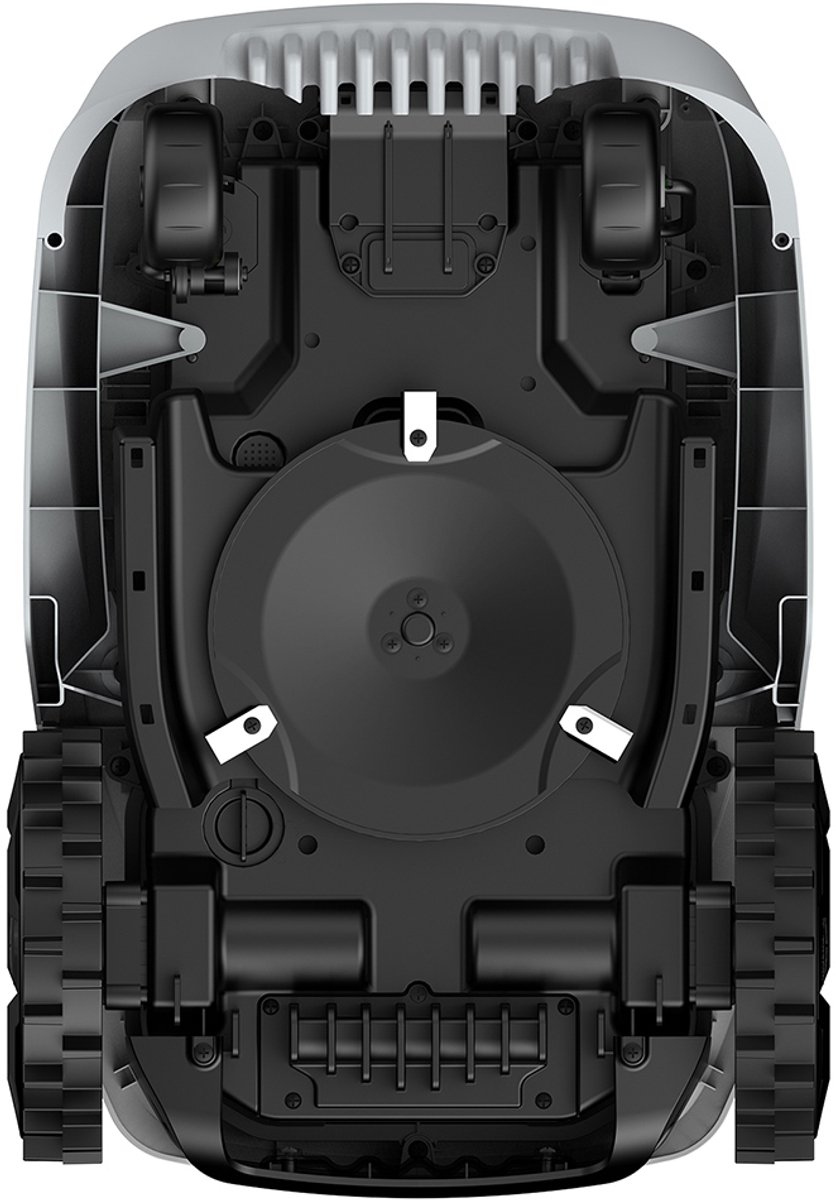 Afbeelding 2 van Goat Bot Unicut H1 robotmaaier, 1500m² groot dekkingsgebied, RTK+VSLAM voor nauwkeurige kartering, 24cm maaibreedte, 0,45m/s hoge snelheid, 45° hellingklimvermogen, AI-aangedreven obstakelvermijding, IPX6 waterdicht - Wit