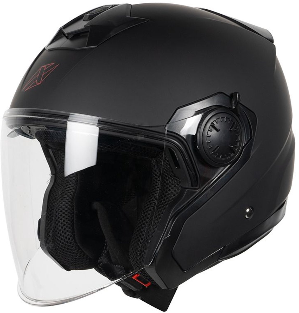 Motor Jet Helm URBO 22.06 Zwarte mat XS van MOTOBLOUZ