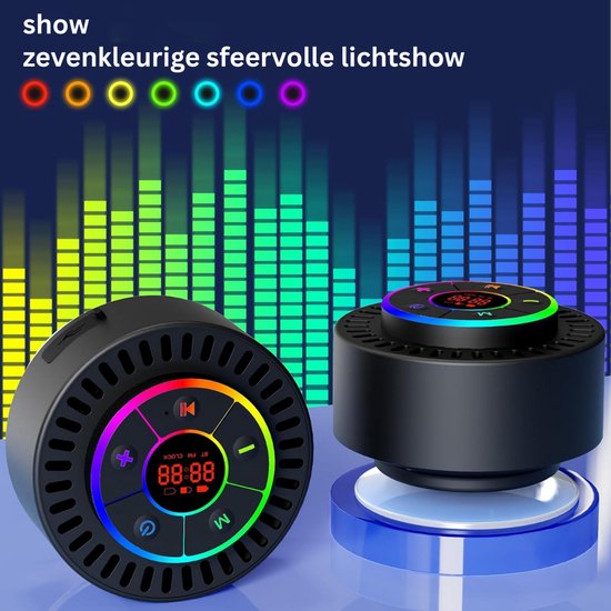 CRLYN® Douche Speaker - Draagbare Radio - Bluetooth - Waterdicht van CRLYN — afbeelding 2